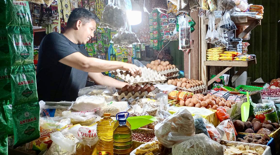 Beras Bulog di Pasar Sepinggan Balikpapan Dijual 11.500 per Kg, Pedagang Ambil Keuntungan Seribu Rupiah