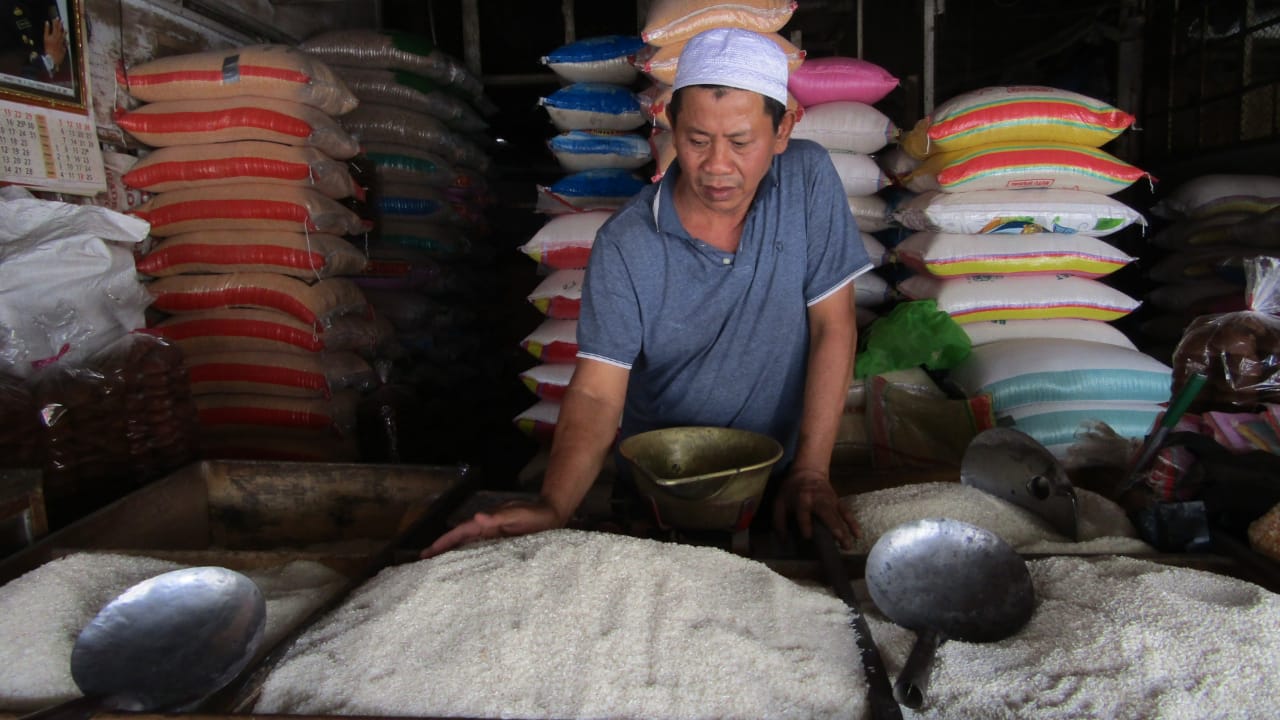 Beras Kualitas Medium Langka, Pedagang Bergantung Bulog