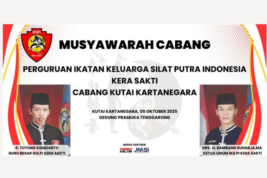 Perguruan IKSPI Kera Sakti Kukar Akan Gelar Muscab, Siapkan Kepengurusan Baru