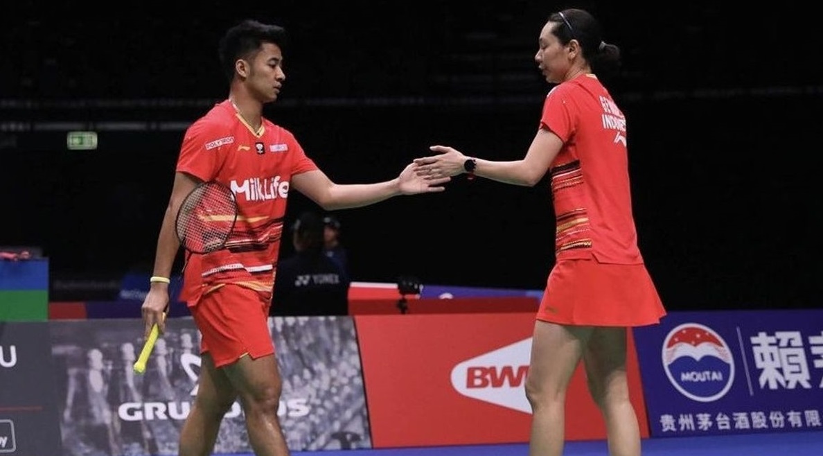 Ganda Campuran Indonesia Kalahkan Wakil Inggris, Dejan/Gloria Melenggang ke 16 Besar Malaysia Open 2024