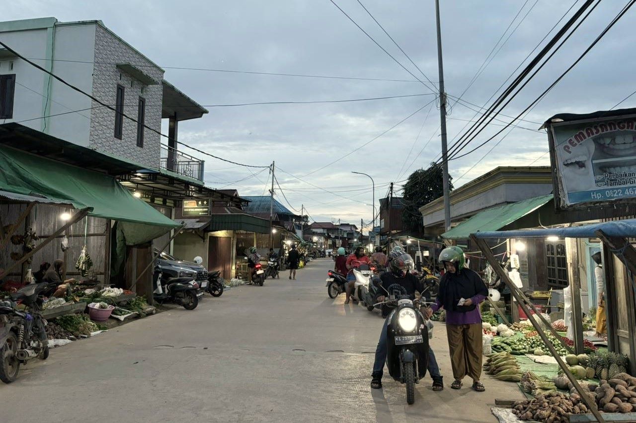 Pedagang Pasar Sangatta Selatan Keluhkan Sepi Pembeli Pasca Pergantian Tahun