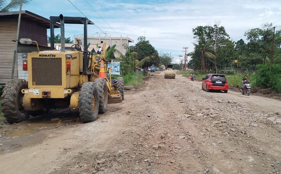 Rp196 Miliar Digelontorkan, Jalan Nasional Kubar Diperbaiki Bertahap hingga 2027 Mendatang