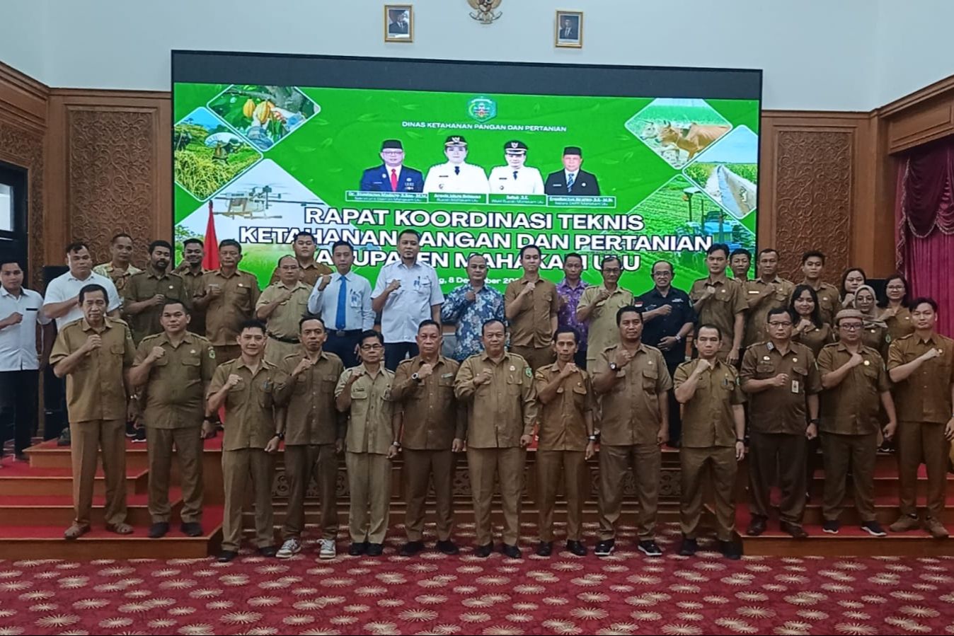 7 Instruksi Bupati Mahulu untuk Sejumlah OPD Terkait Pembangunan Sektor Pangan dan Pertanian