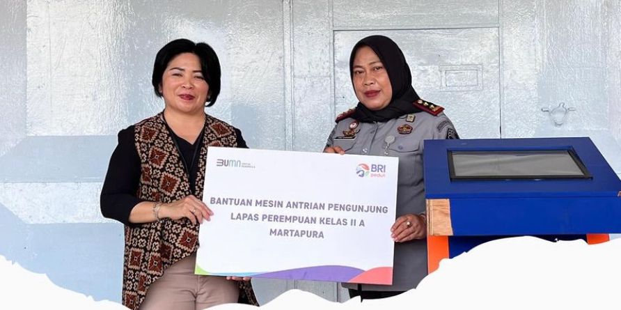 Adopsi Teknologi Modern, BRI Dukung Peningkatan Layanan Lapas Perempuan Martapura