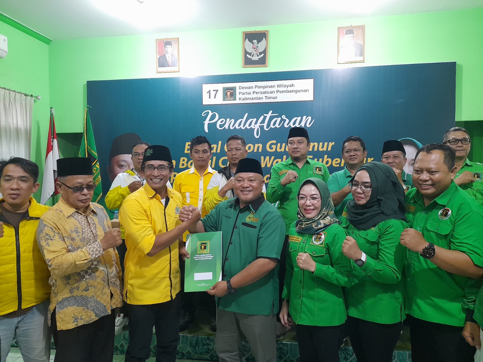 Diwakili Tim Pemenangan Rudy Mas'ud Kembalikan Formulir ke PPP, Sudarno: Harapanya Semua Partai Masuk Koalisi