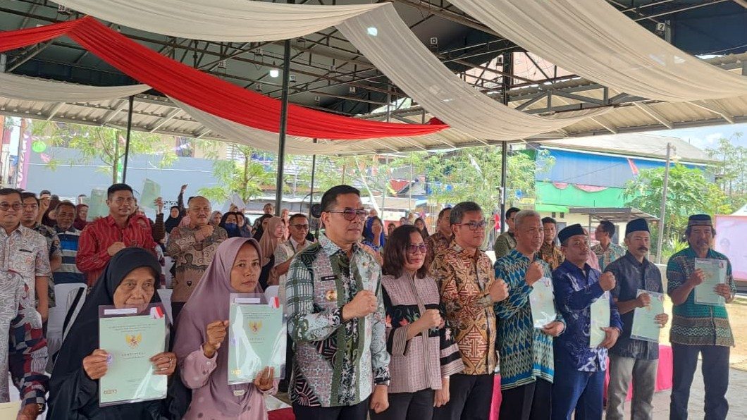 Warga Sidodadi Dapat Sertifikat Gratis dan Lingkungan Tertata, Lewat Program Konsolidasi Tanah