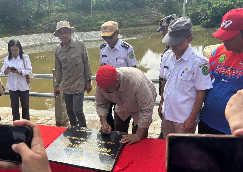 Embung Maluhu Kukar Diresmikan untuk Optimalisasi Produk Pertanian