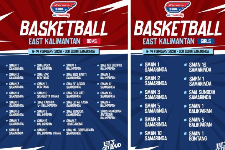 Peserta DBL Samarinda 2025-2026 Siap Berebut Gelar, Ada Jagoanmu? 