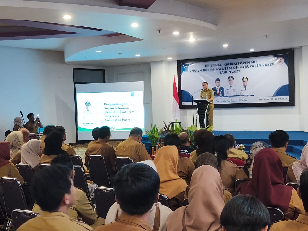 DPMD Paser Gelar Pelatihan Sistem Informasi Desa, Bupati Tekankan Pentingnya Akurasi Data