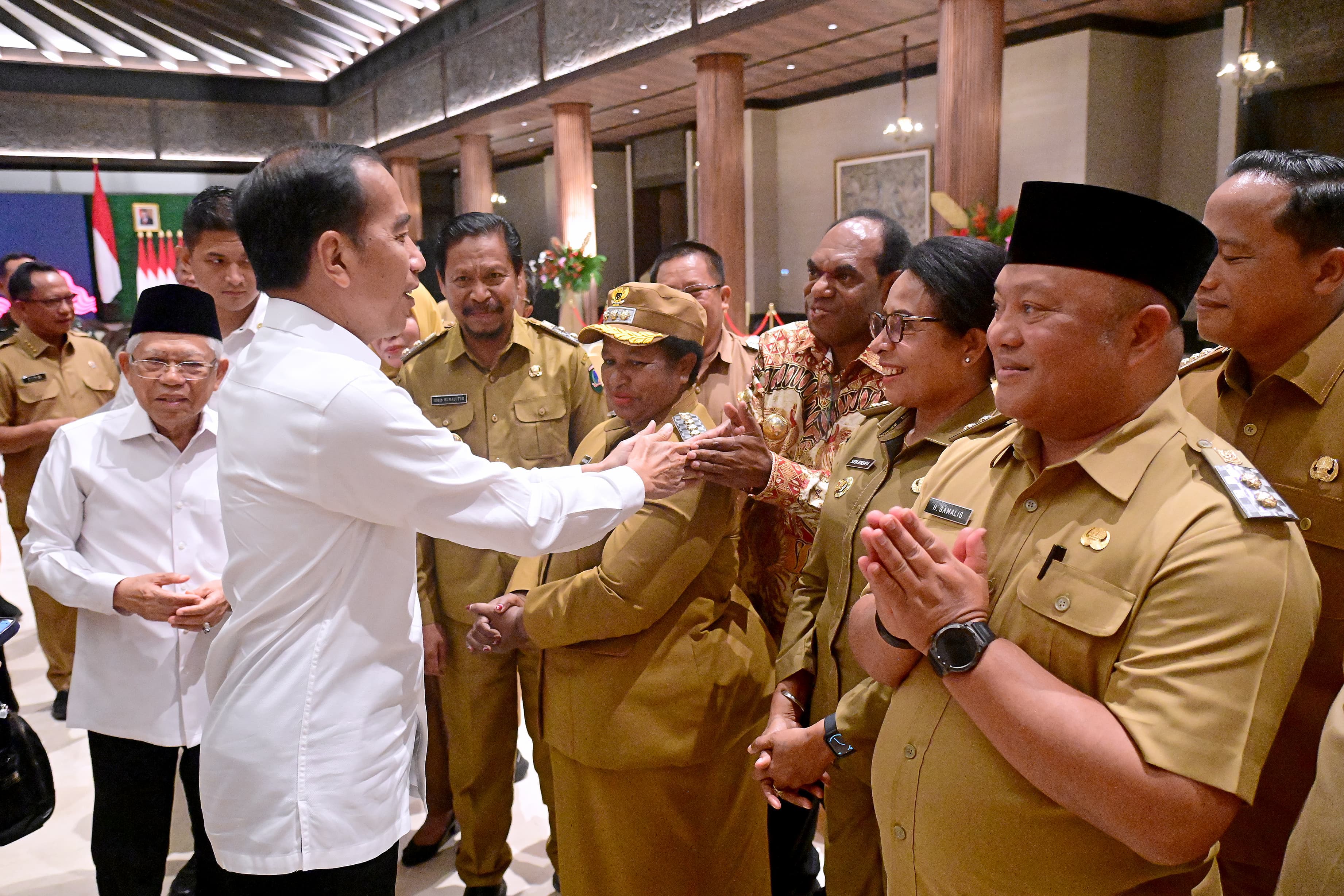 Wabup Gamalis Terima Arahan dari Presiden Jokowi