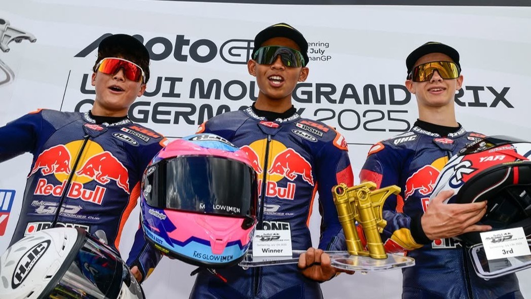 Terpaut 24 Poin dari Pemuncak Klasemen, Veda Pratama Berpeluang Jadi Kuda Hitam di Red Bull Rookies Cup 2025