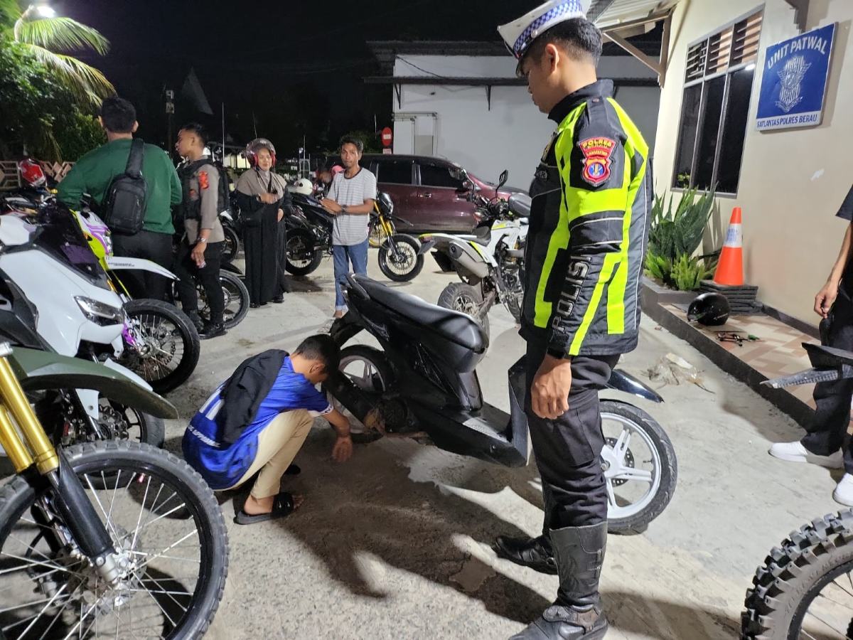 Gencar Dirazia, Jumlah Pengguna Knalpot Brong Menurun di Berau 