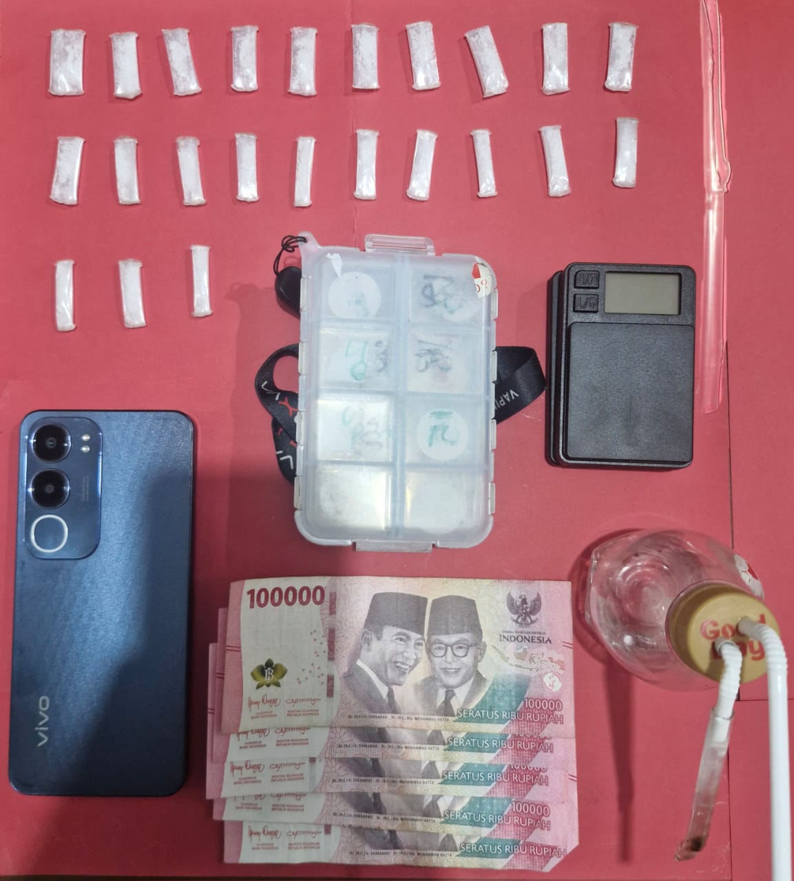 Diduga Edarkan Sabu, Pemuda Asal Bontang Selatan Ditangkap Polisi 