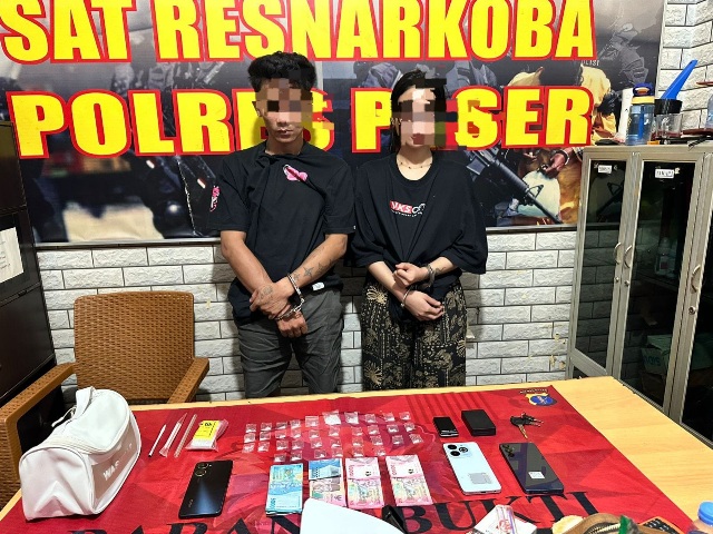 Nekat jadi Pengedar Sabu, Pasutri Muda di Paser Ditangkap Polisi