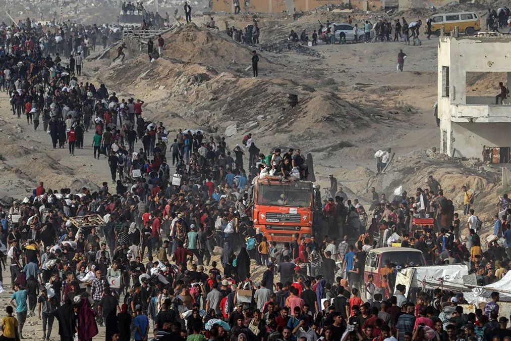 Israel Perintahkan Pengusiran Warga Palestina dari Gaza, Trump: Gencatan Senjata akan Segera Tercapai