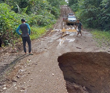  Wahai Pemprov Kaltim - Pemerintah Pusat, Jalan Poros Long Bagun Hingga Long Pahangai Makin Parah