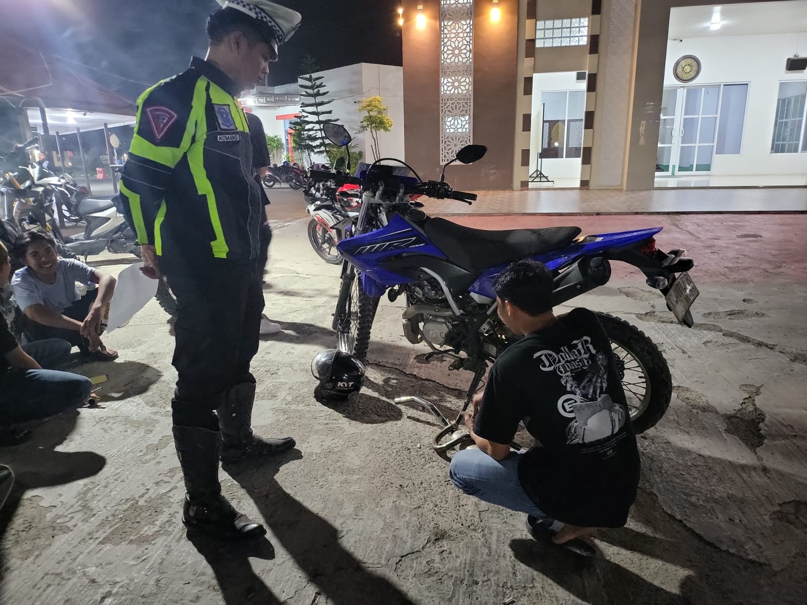 Satlantas Polres Berau Tertibkan Aksi Balap Liar dan Sita Knalpot Brong