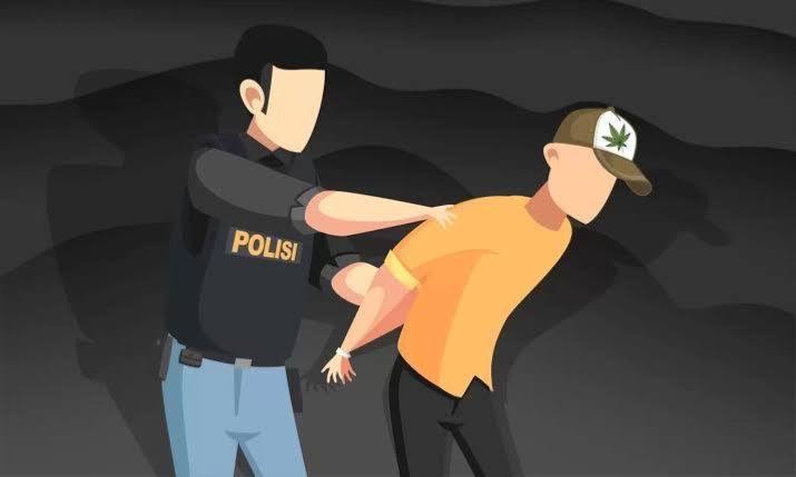 Pria di Paser Diciduk Polisi saat Transaksi Sabu di Pinggir Jalan 
