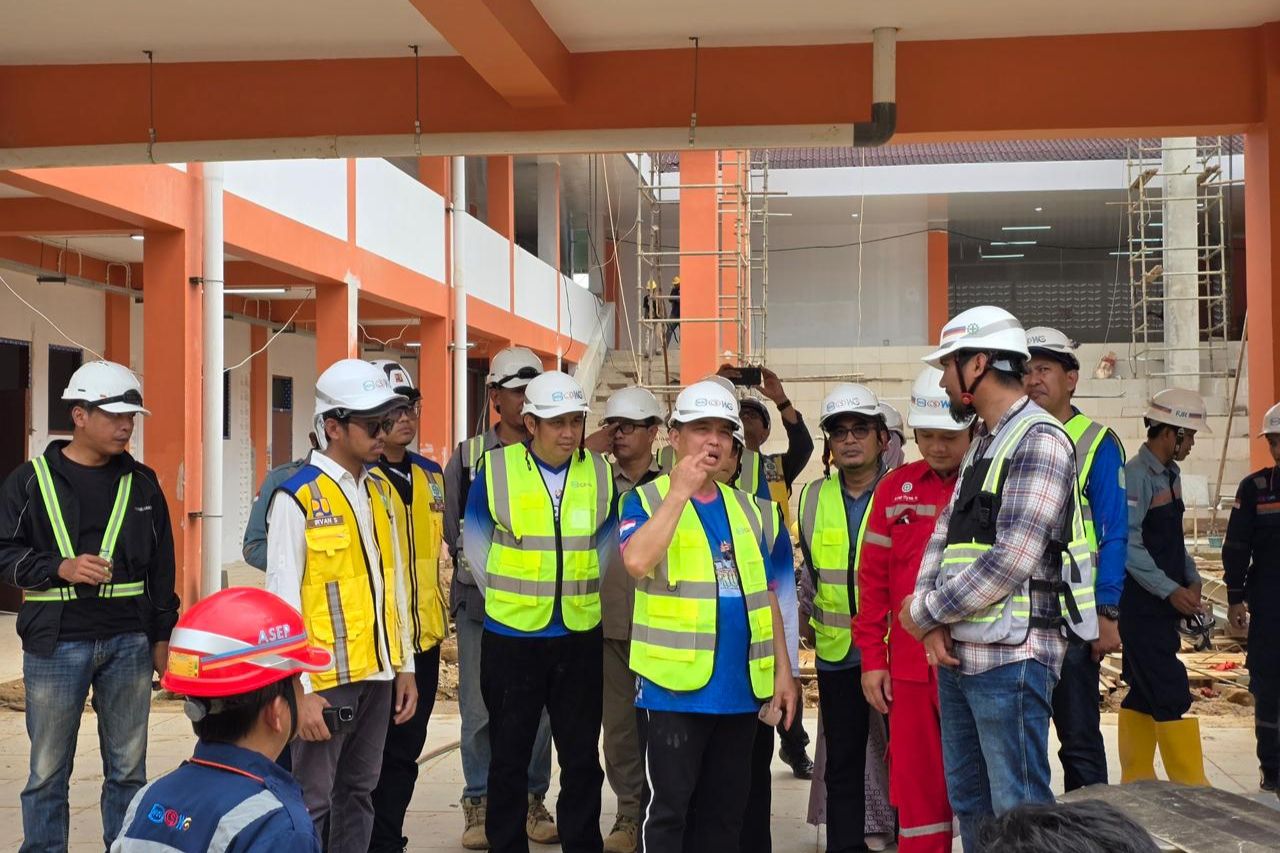 Ria Norsan Cek Sekolah Rakyat Sagatani, Progres Pembangunan Capai 80 Persen
