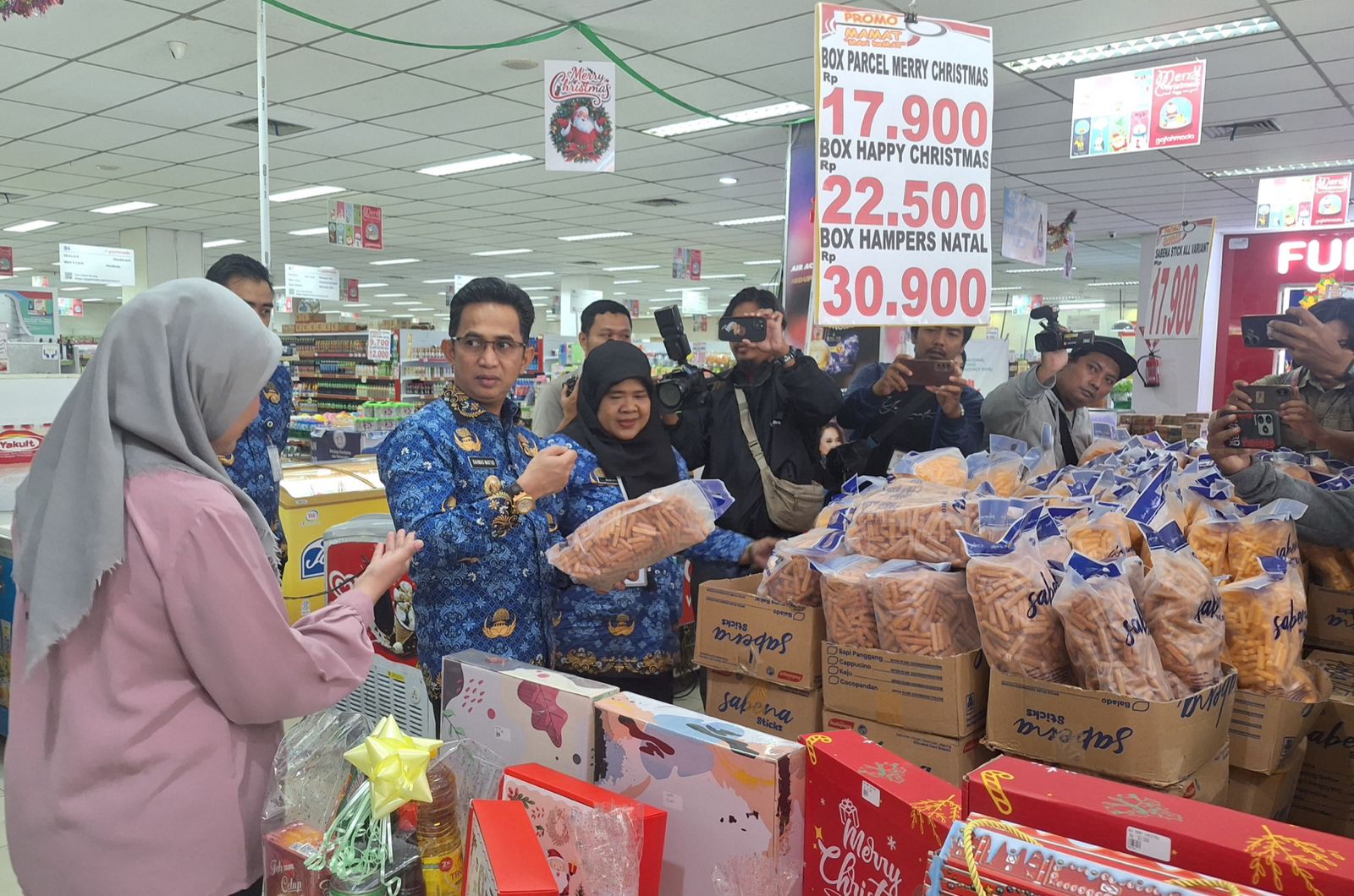 Cek Kelayakan Parsel, Pemkot Balikpapan Sidak di Sejumlah Toko Retail 