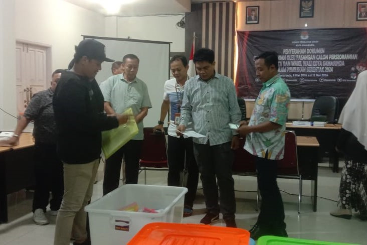 Andi Harun-Syaparudin Resmi Daftar ke KPU Samarinda via Jalur Independen 