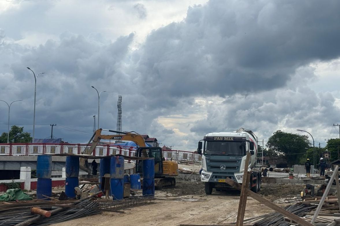 Proyek Jembatan di Tenggarong Masuk Tahap Penyempurnaan, Taman Juga Rampung Akhir Tahun Ini