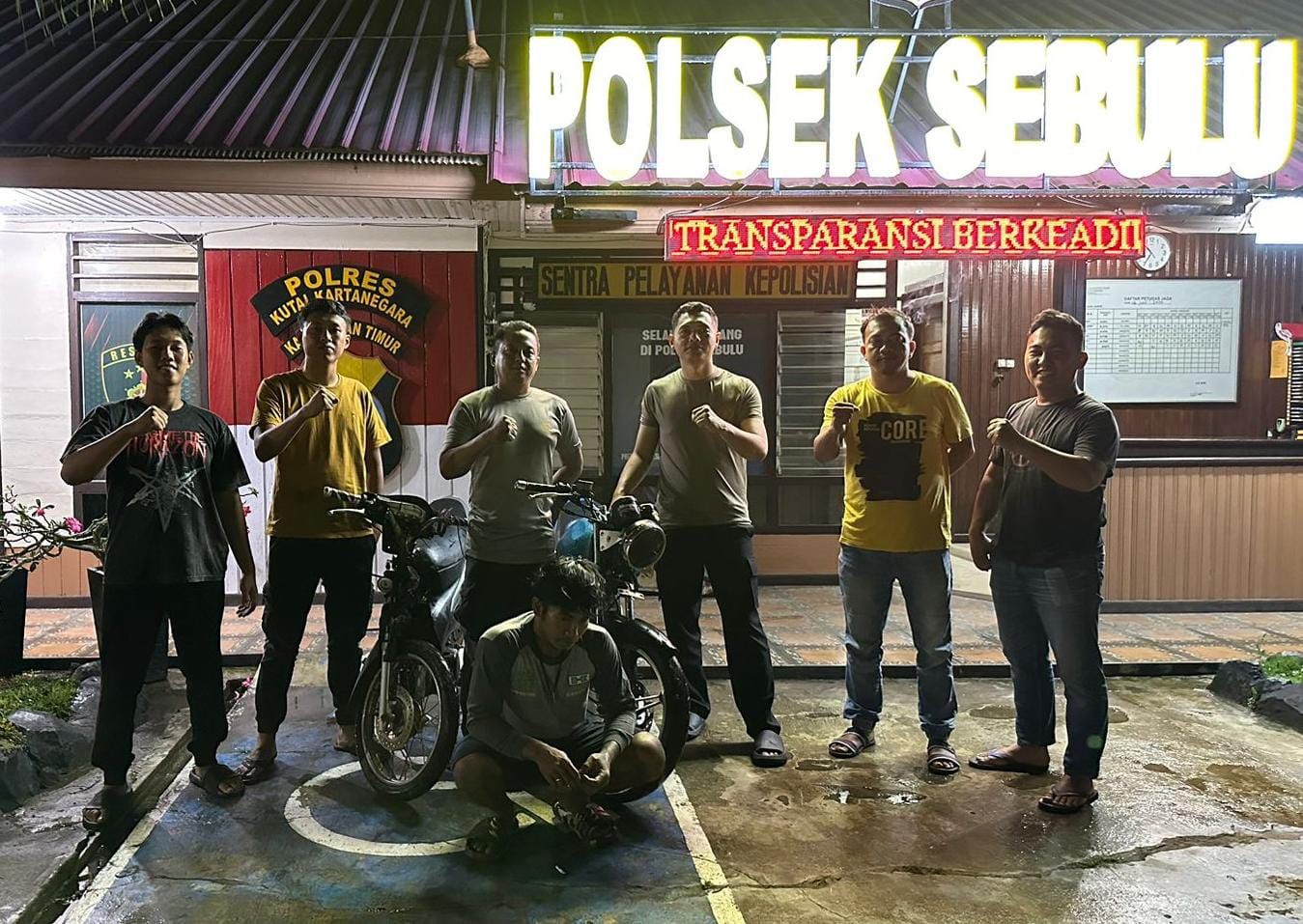 Tim Serbu Polsek Sebulu Bekuk Dua Pencuri Motor Dinas Puskesmas