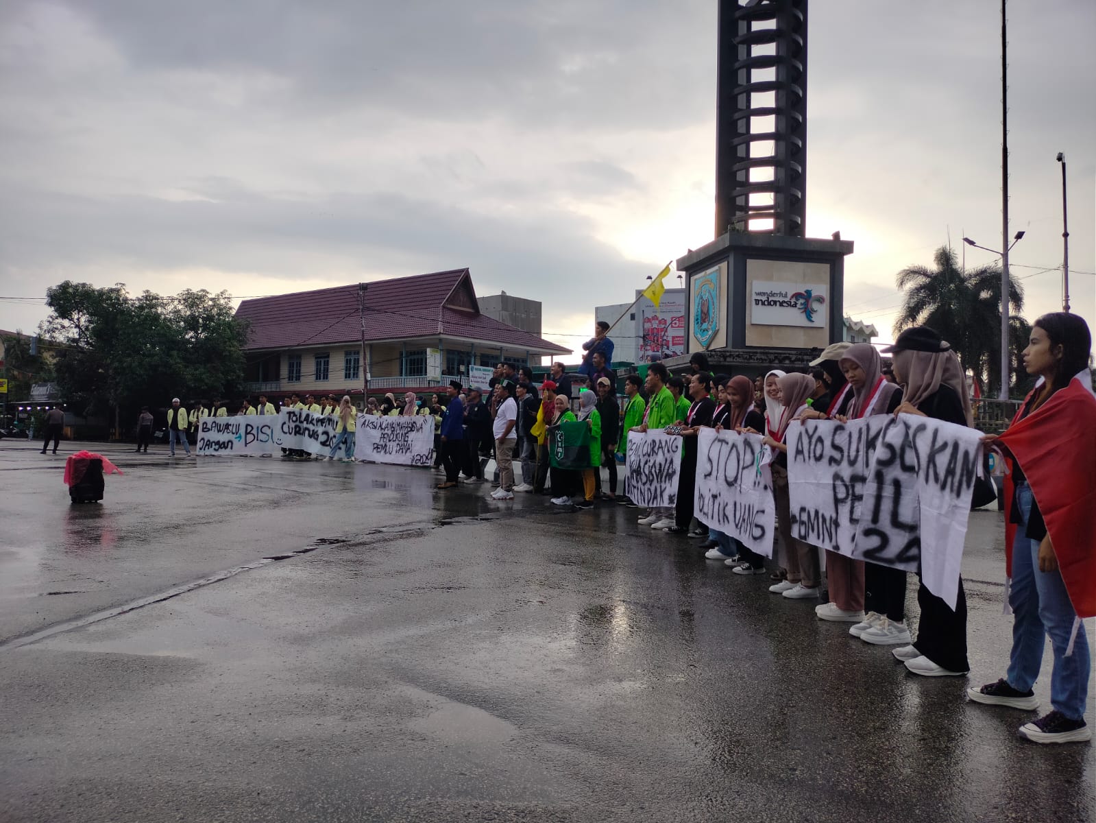 Mahasiswa Paser Serukan Tolak Money Politic