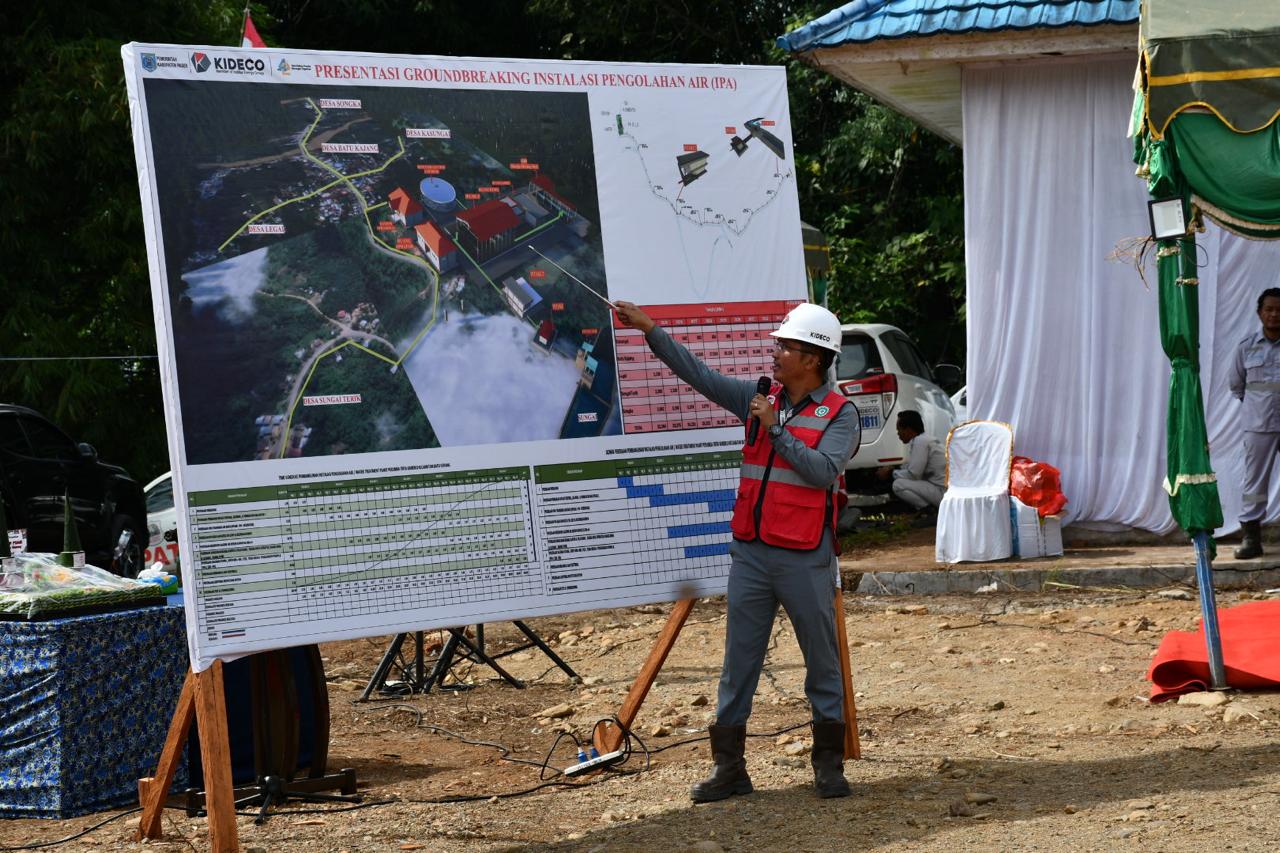 Bangun Instalasi Pengolahan Air di Desa Sungai Terik Paser