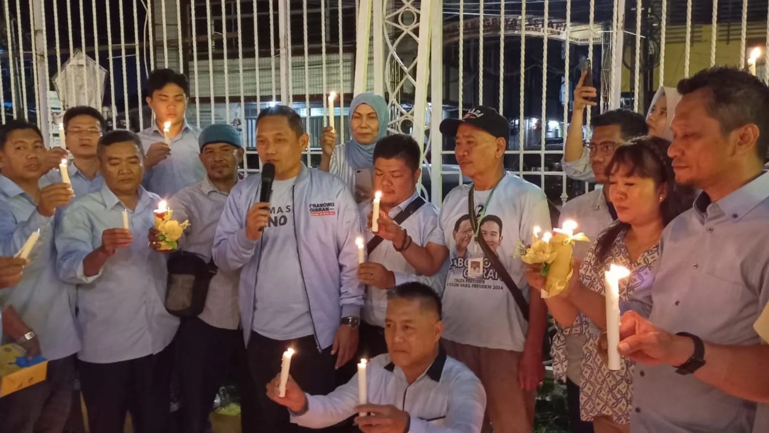 TKD Prabowo-Gibran Kaltim Gelar Tiup Lilin Bersama, Rencanakan Syukuran di IKN