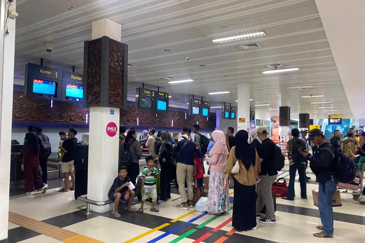 Penumpang Nataru 2026 di Bandara Kalimarau Tembus 30.168 Orang, Naik 32 Persen