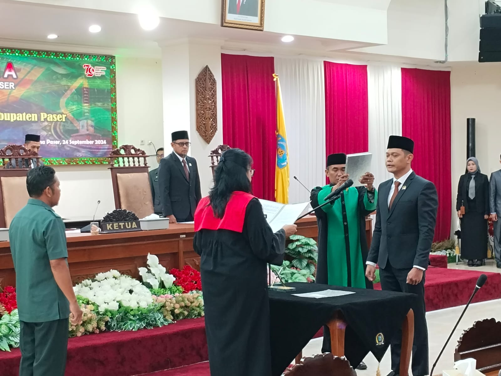 Hendra Wahyudi Kembali Jabat Ketua DPRD Paser