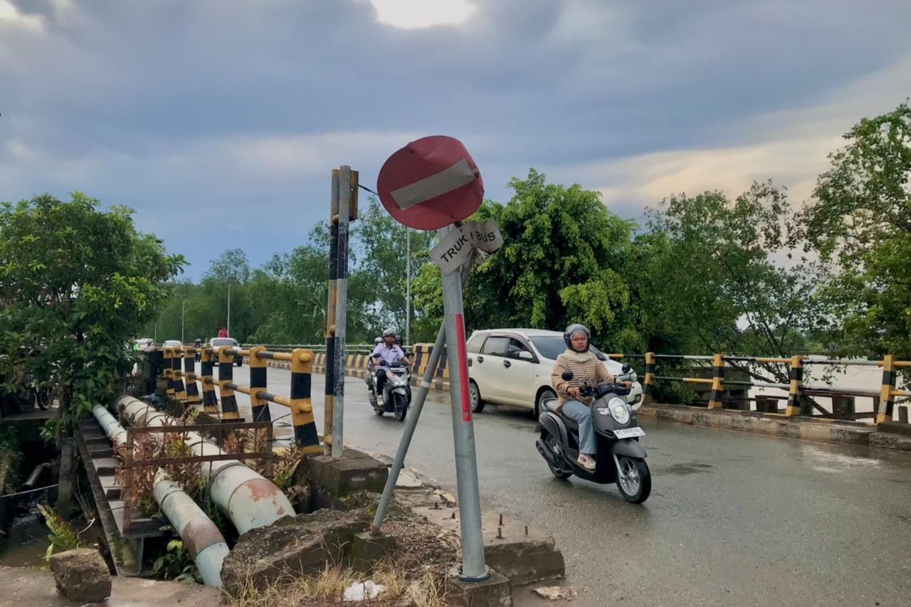 Portal Dilepas karena Berisiko, Dishub Berau Siapkan Langkah Pengamanan Baru di Jembatan Bujangga