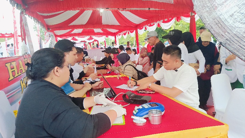 Polda Kaltim Hadirkan Layanan Terpadu di CFD Balikpapan, Warnai Peringatan HUT Bhayangkara Ke-79 