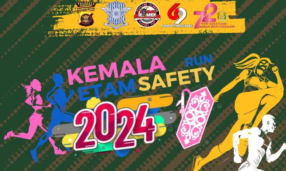 Polresta Samarinda Gelar Kemala Etam Safety Run 5K: Total Hadiah Rp69 Juta, Doorprize Umrah