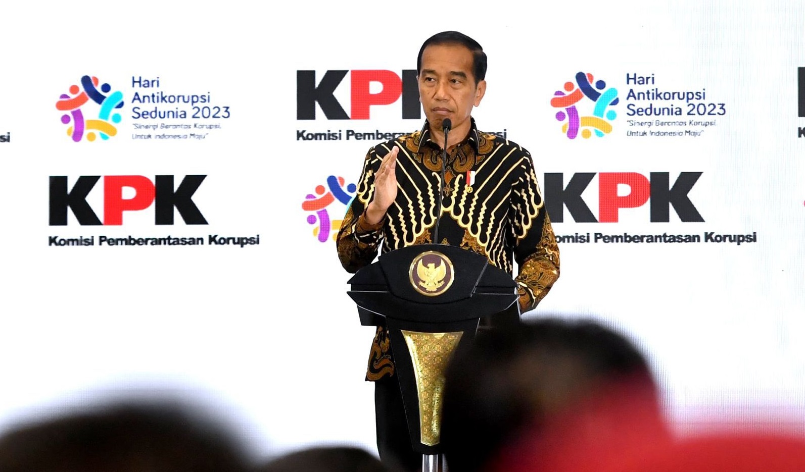 Jokowi Nilai Pelaku Korupsi Hambat Pembangunan dan Menyengsarakan Rakyat