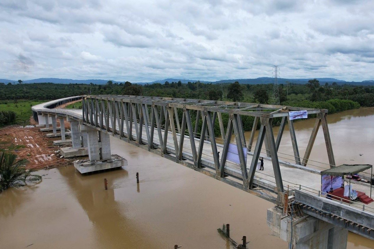 Jembatan Sei Nibung Kutim Resmi Beroperasi, Waktu Tempuh ke Berau Dipangkas 4 Jam