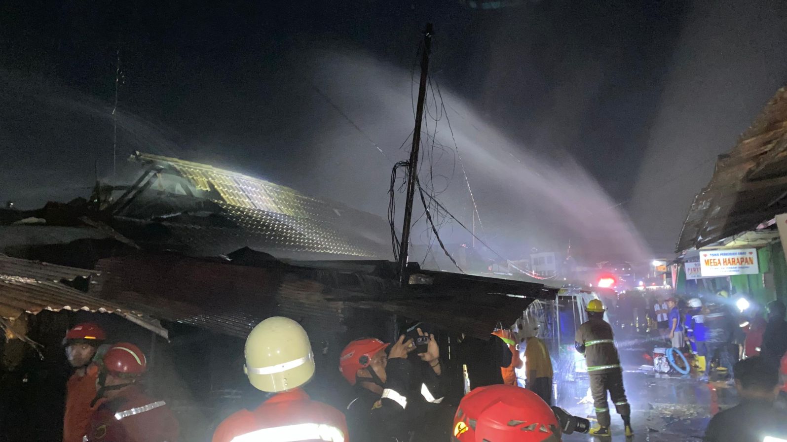 Api Lahap 3 Kios di Pasar Segiri Samarinda, Lokasi Pernah Terbakar pada 2024