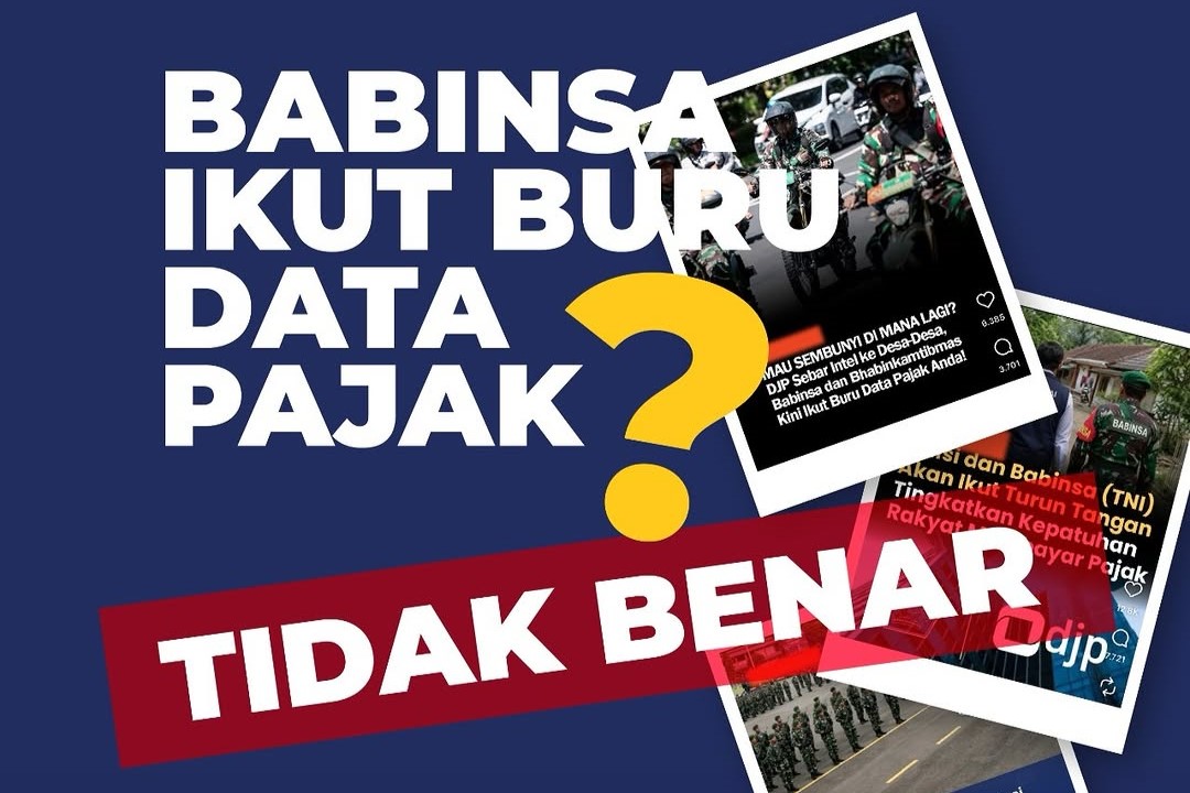 Babinsa Disebut Bisa Tagih Pajak, DJP Angkat Bicara soal SE-8/PJ/2026