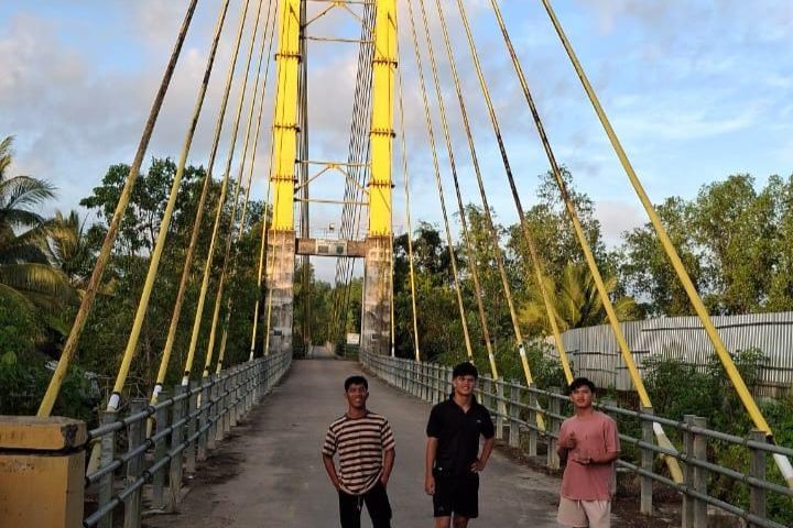 Rp2,6 Miliar untuk Perbaikan Jembatan Penghubung Kampung Merancang Ulu dan Pulau Besing