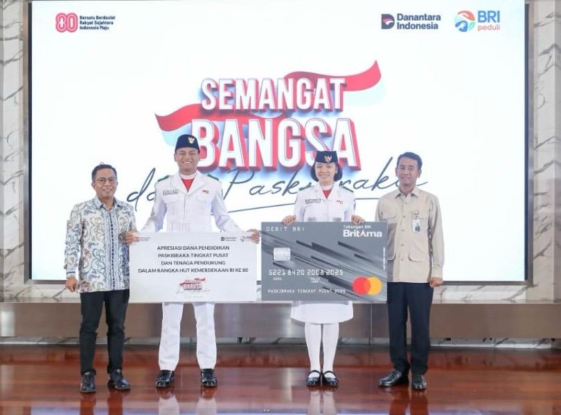 BRI Peduli Bantu Dana Pendidikan 76 Paskibraka Nasional, Sudah 15 Tahun Berturut-turut