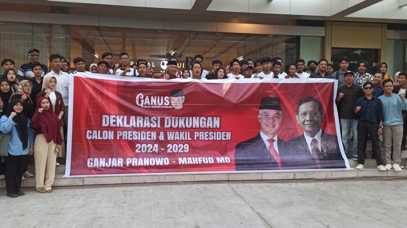 Deklarasi di Balikpapan, Relawan Ganjar Nusantara Ajak Diskusi Milenial dan Gen Z