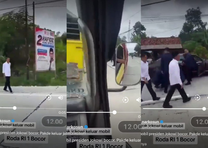 Viral Ban Mobil Jokowi Disebut Bocor di Grobogan, Istana Membantah