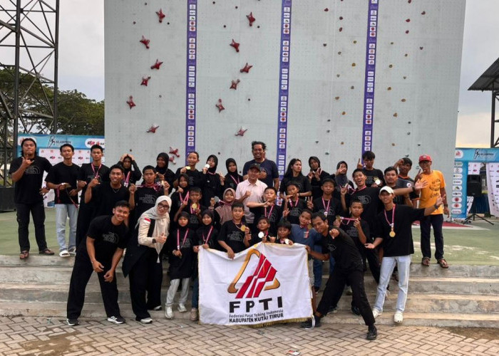 FPTI Kutim Pecahkan Rekor, Borong 35 Medali dan Kuasai Kejurprov Panjat Tebing Kaltim 2026 