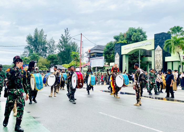 Pembukaan Latsitarda Nusantara XLIV/2024 di Balikpapan Dimeriahkan Aksi Drum Band Para Taruna