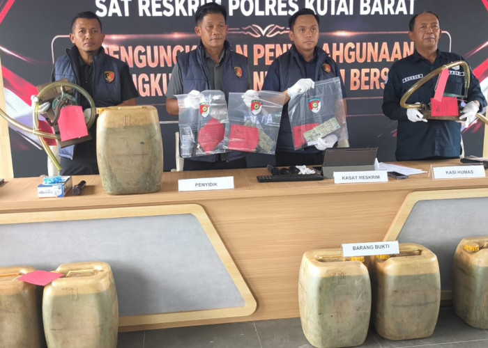 Polres Kubar Ungkap Dugaan Pengetap Pertalite, Empat Orang jadi Tersangka