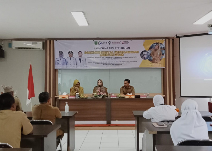 Tingkatkan Pelayanan, RSUD Abdul Rivai Luncurkan Dokumen Digital Kepegawaian