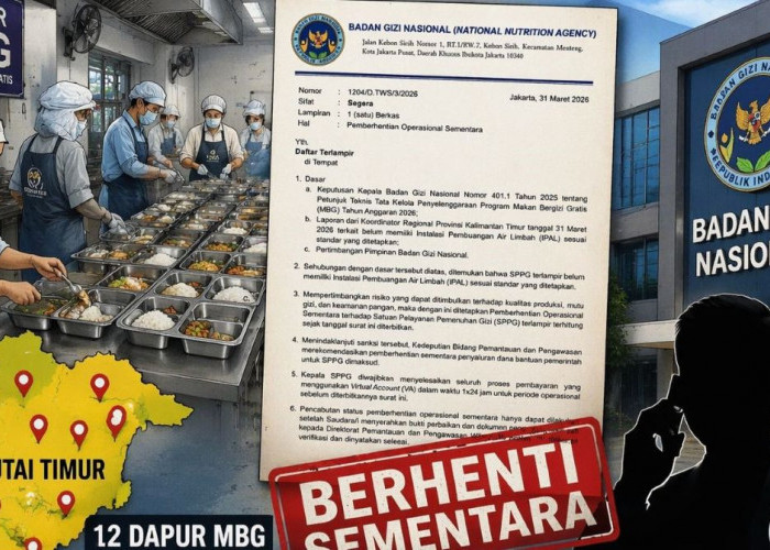 Mendadak Disetop, 12 Dapur MBG di Kutim Tersandung Masalah Limbah