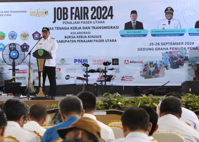 Pj Bupati PPU Buka Job Fair 2024 di Nipah Nipah, Ada 721 Lowongan Pekerjaan