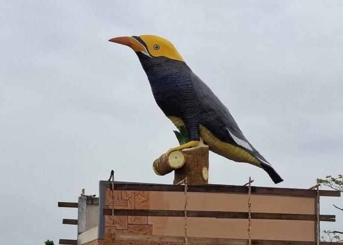 Tugu Burung Tiung di Paser Tuai Kontroversi, Begini Kata Pemkab